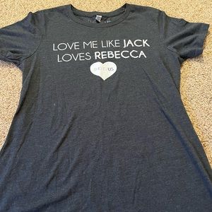 This is Us t shirt size large